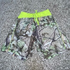 Camo Mens Swim Trunks